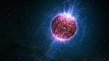 Художня ілюстрація «ізольованої нейтронної зорі». Фото: Кейсі Рід (Penn State)